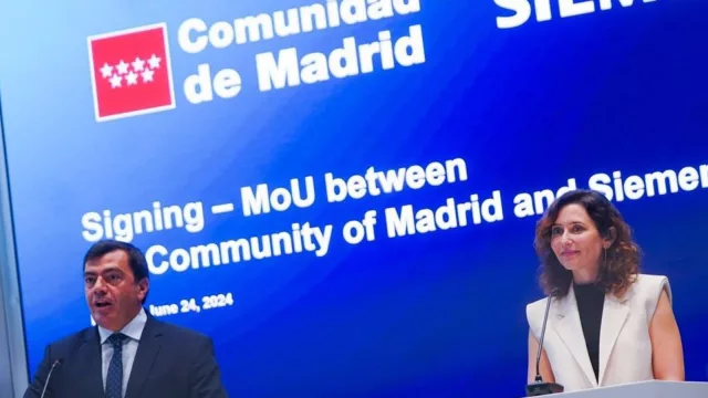 Ayuso acuerda con Siemens impulsar la formación en nuevas tecnologías y el talento industrial en Madrid