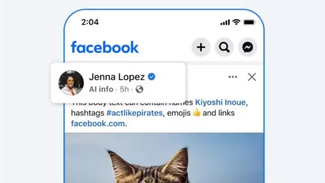 Meta cambia la etiqueta 'Hecho con IA' por 'Información de IA' para dar más detalles sobre el contenido de las imágenes