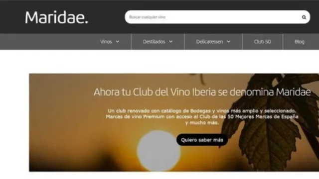 Iberia lanza Maridae, una nueva propuesta para los amantes del vino (con más de 50 marcas)
